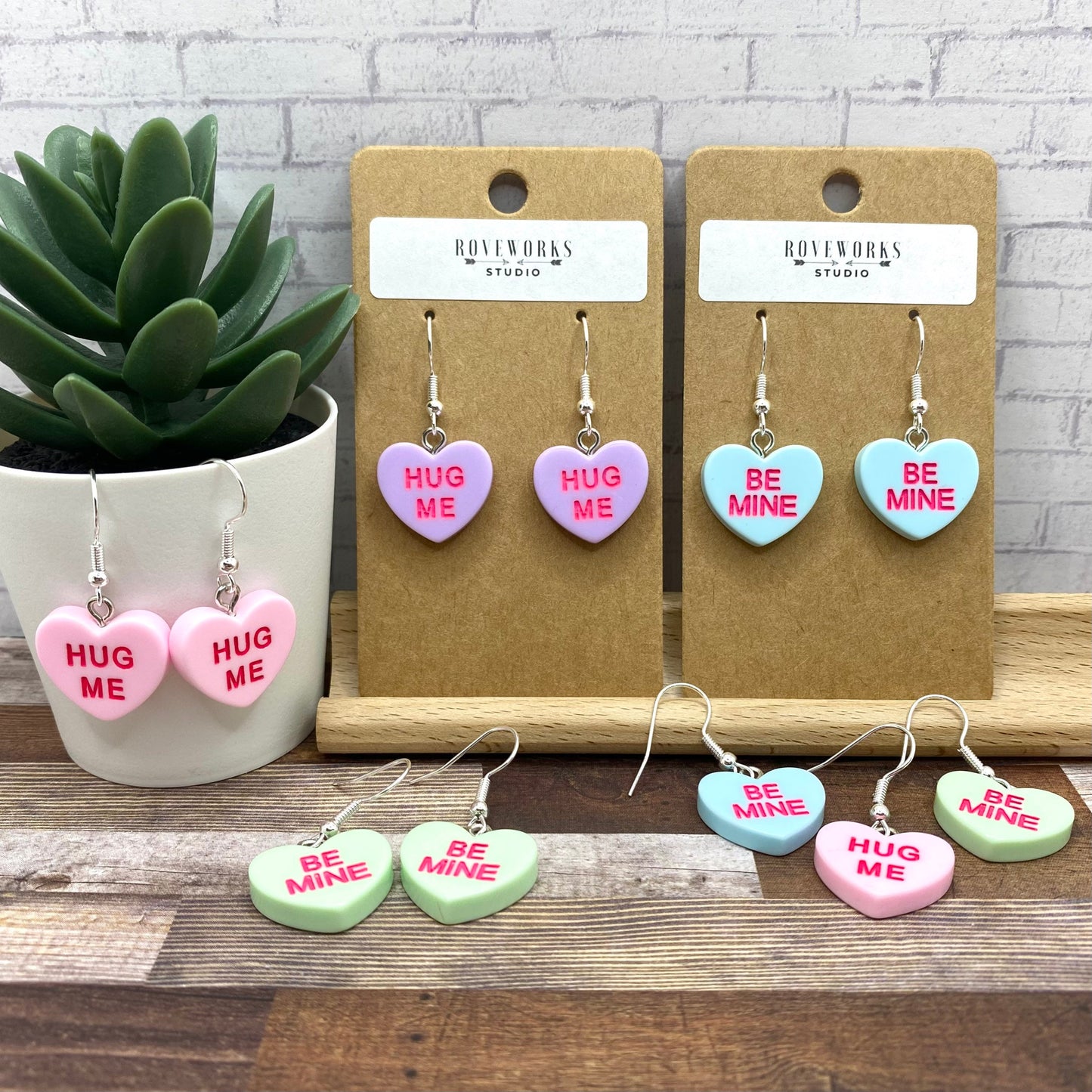 CONVERSATION HEART Candy Earrings