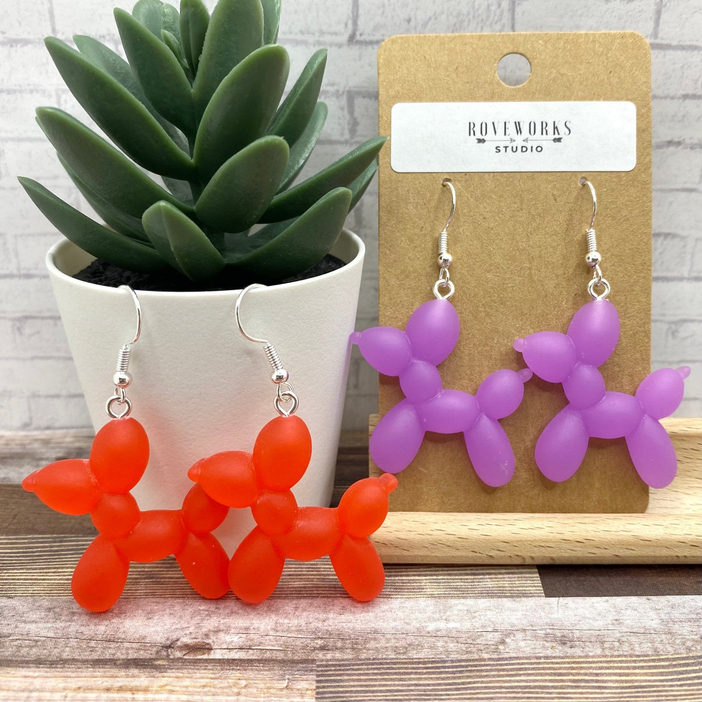 Big BALLOON ANIMAL Earrings