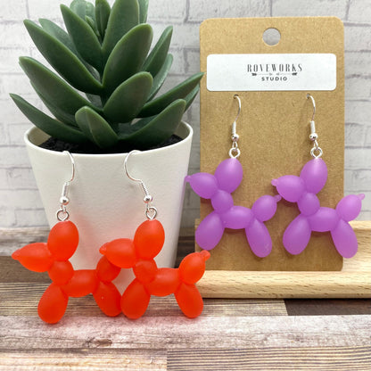 Big BALLOON ANIMAL Earrings