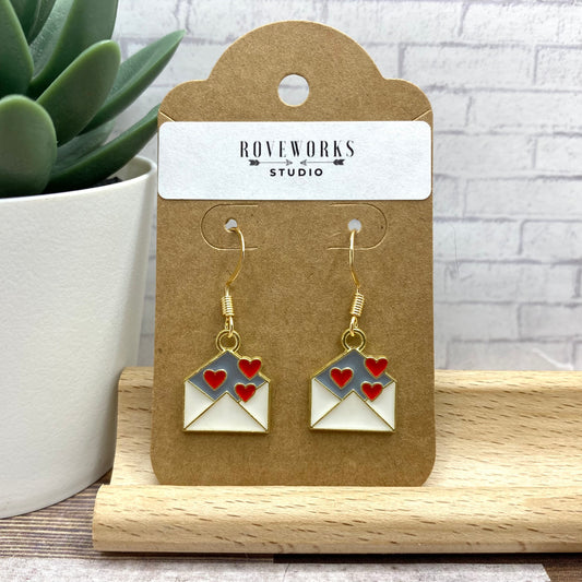 LOVE LETTER Heart Earrings