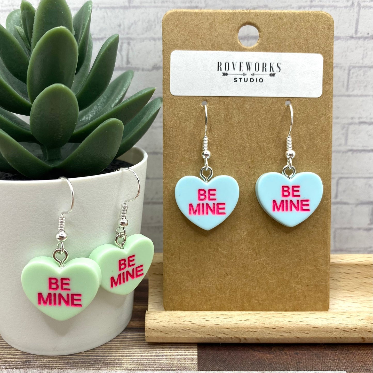 CONVERSATION HEART Candy Earrings