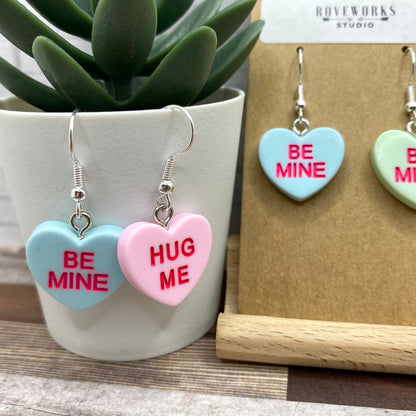 CONVERSATION HEART Candy Earrings