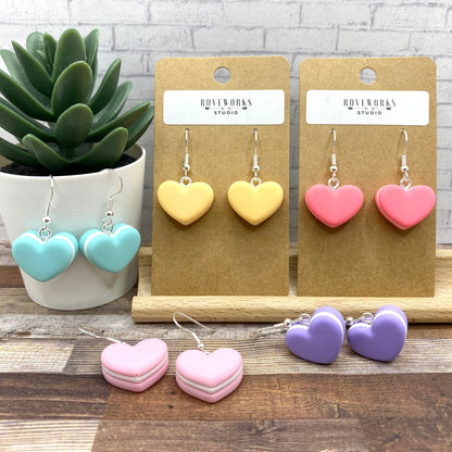 MACARON HEARTS Baker Earrings