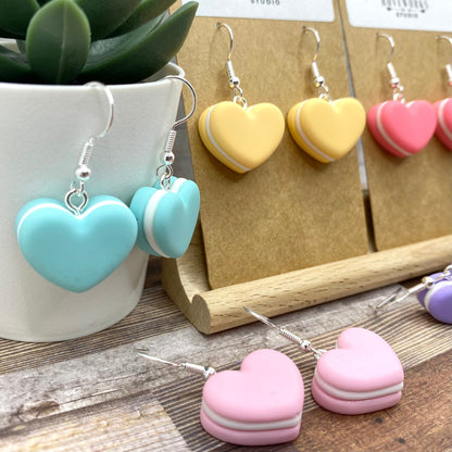 MACARON HEARTS Baker Earrings