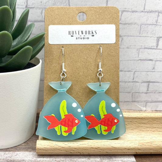 GOLDFISH BAG Earrings