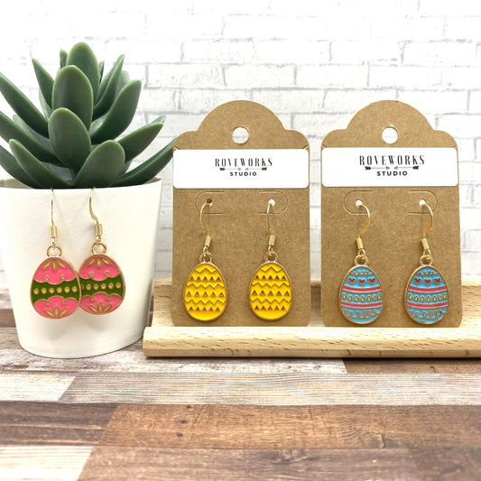 Decorated EASTER EGG Earrings