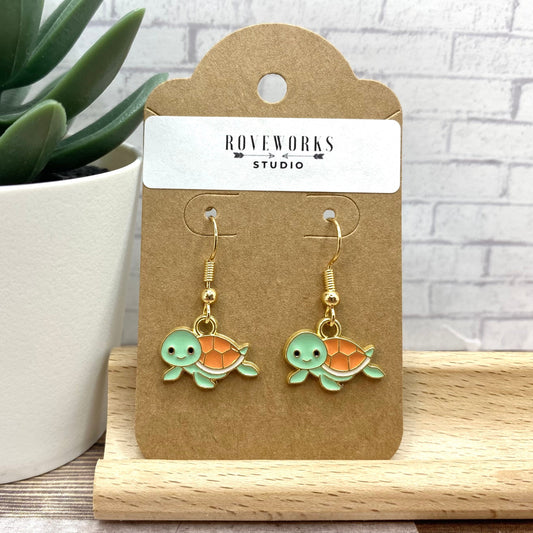 Tiny TURTLE Earrings