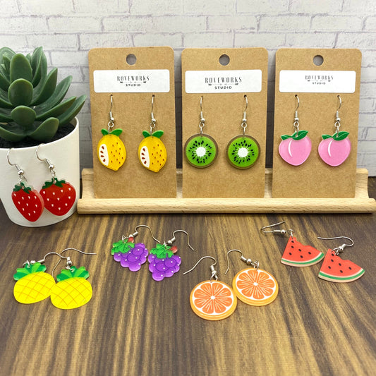 Colorful FRUIT Earrings
