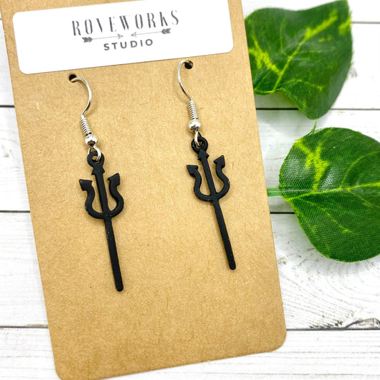 Small TRIDENT Earrings