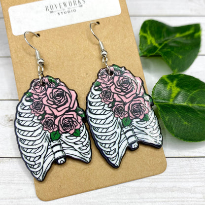 RIBCAGE & FLOWERS Earrings